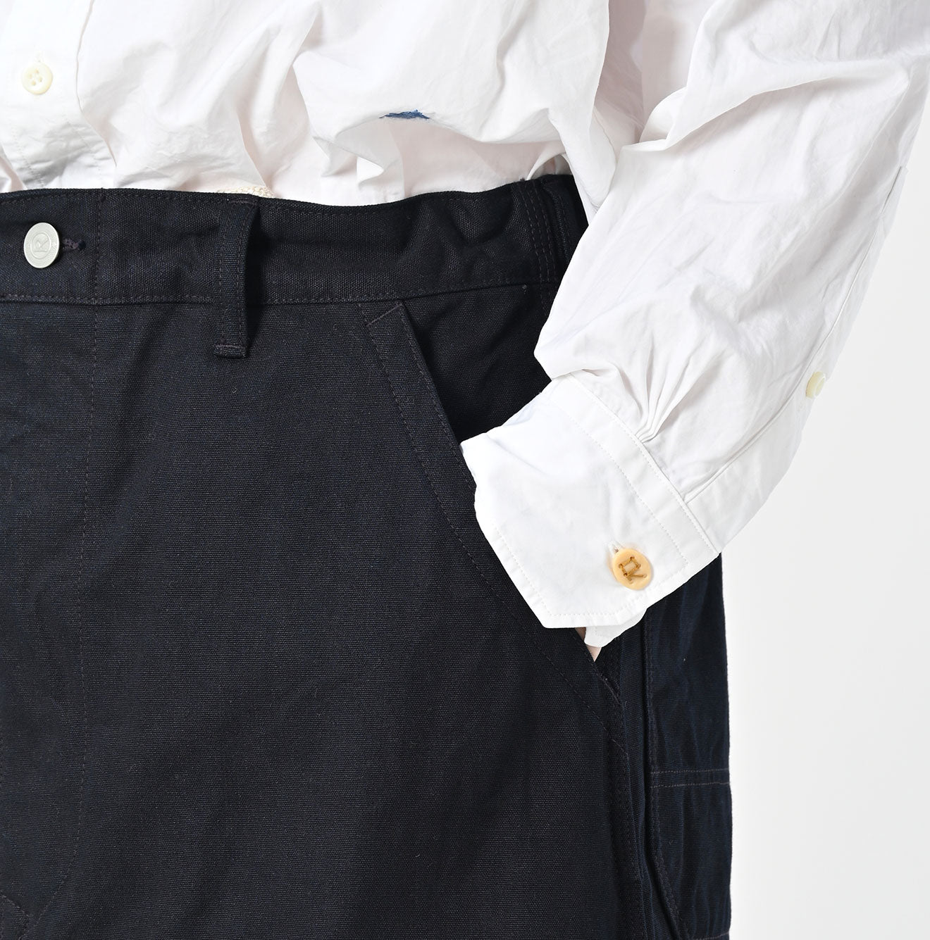 Indigo Duck Painter Skirt Detail