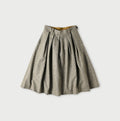England Flannel Tuck Skirt Gray