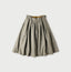 England Flannel Tuck Skirt Gray