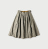 England Flannel Tuck Skirt Gray