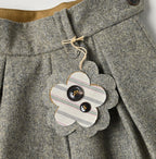 England Flannel Tuck Skirt Detail