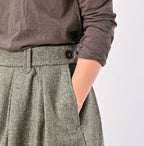England Flannel Tuck Skirt Detail