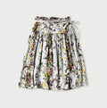 Indian Khadi Bouquet Stripe Print GuruGuru Skirt
