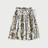 Indian Khadi Bouquet Stripe Print GuruGuru Skirt