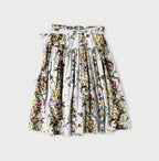 Indian Khadi Bouquet Stripe Print GuruGuru Skirt Back