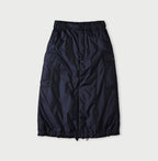 Nylon Quilting Cargo Skirt Navy