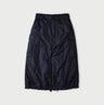Nylon Quilting Cargo Skirt Navy