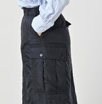 Nylon Quilting Cargo Skirt Detail