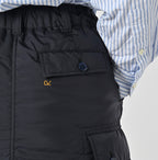 Nylon Quilting Cargo Skirt Detail