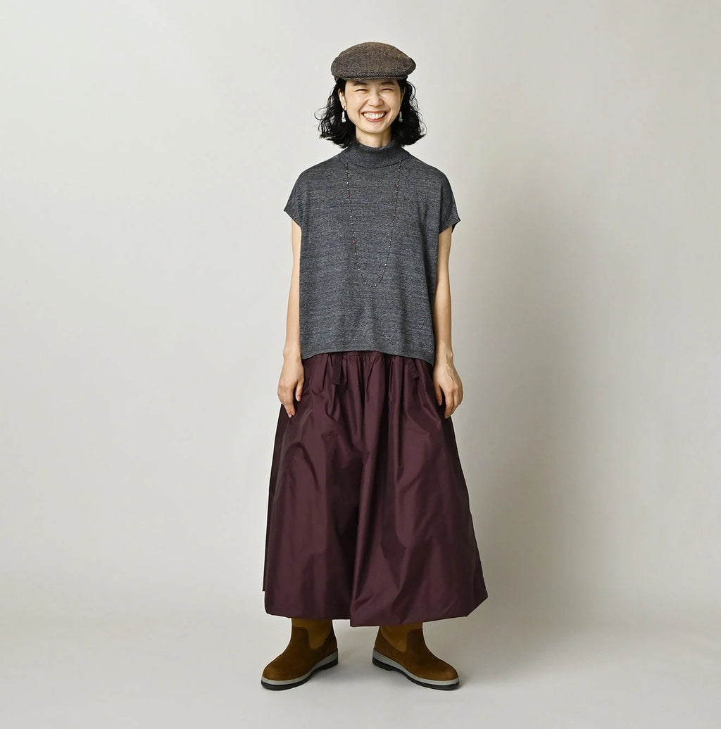 Nylon Easy Gather Skirt