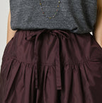 Nylon Easy Gather Skirt