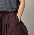 Nylon Easy Gather Skirt