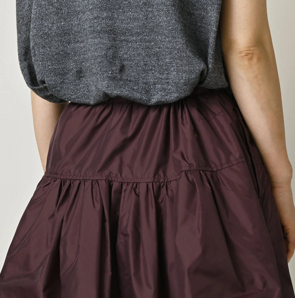 Nylon Easy Gather Skirt