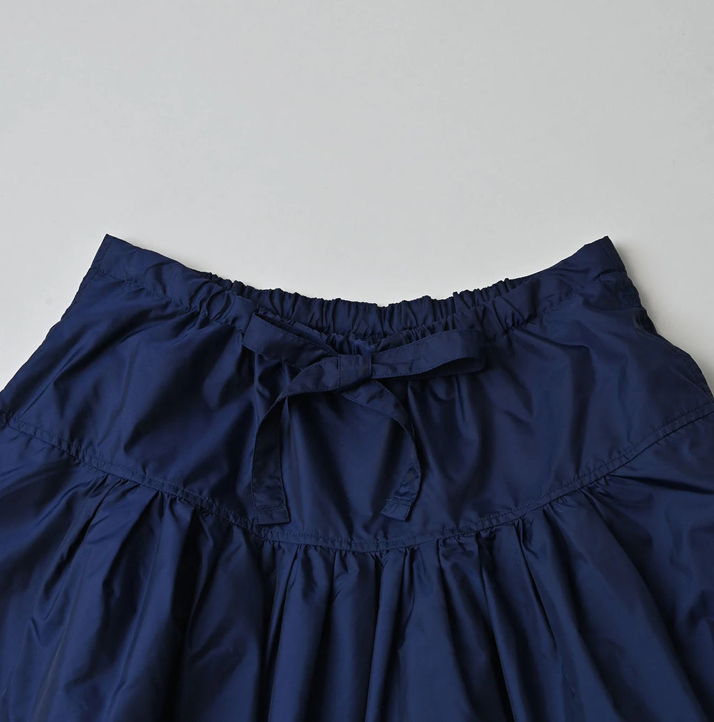 Nylon Easy Gather Skirt