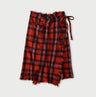 Indian Merino Boiled Wool Fringe Wrap Skirt