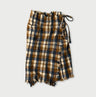 Indian Merino Boiled Wool Fringe Wrap Skirt