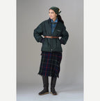 Indian Merino Boiled Wool Fringe Wrap Skirt