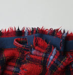 Indian Merino Boiled Wool Fringe Wrap Skirt