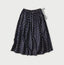 Square Komon Print Easy Gather Skirt