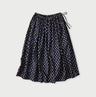 Square Komon Print Easy Gather Skirt