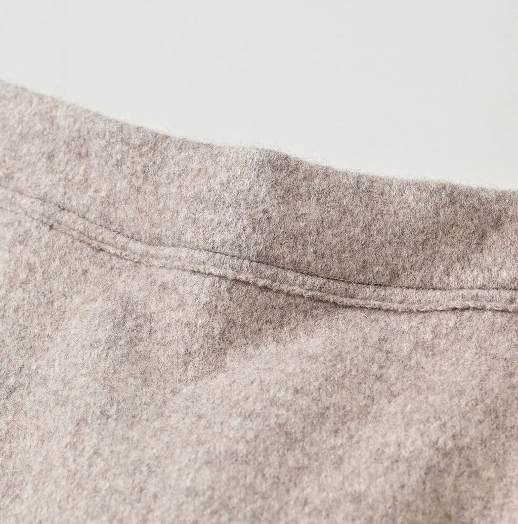 Jersey Melton Flare Skirt