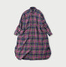 Indian Flannel Big Shirt Dress