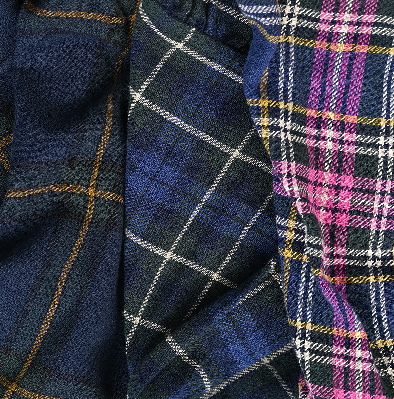 Indian Flannel Big Shirt Dress