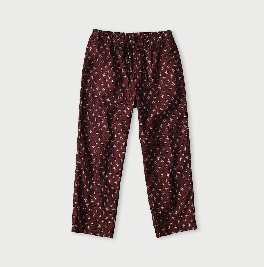 Square Komon Print Easy Pants