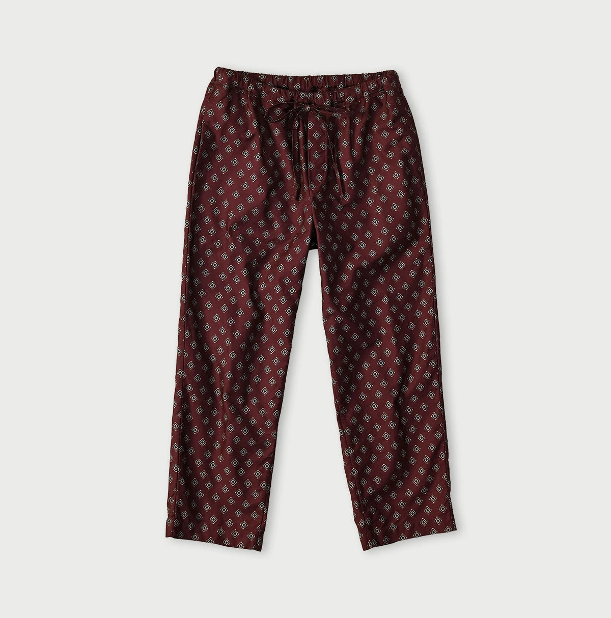 Square Komon Print Easy Pants
