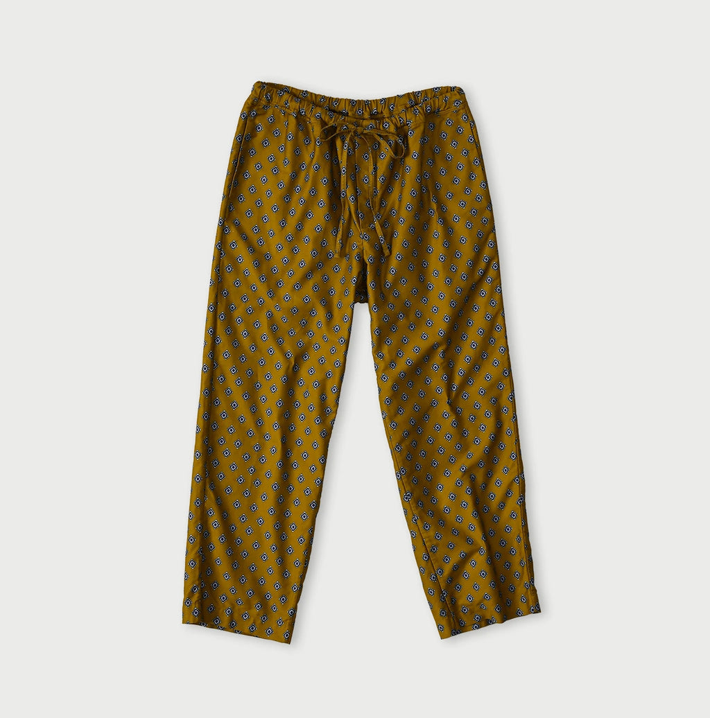 Square Komon Print Easy Pants