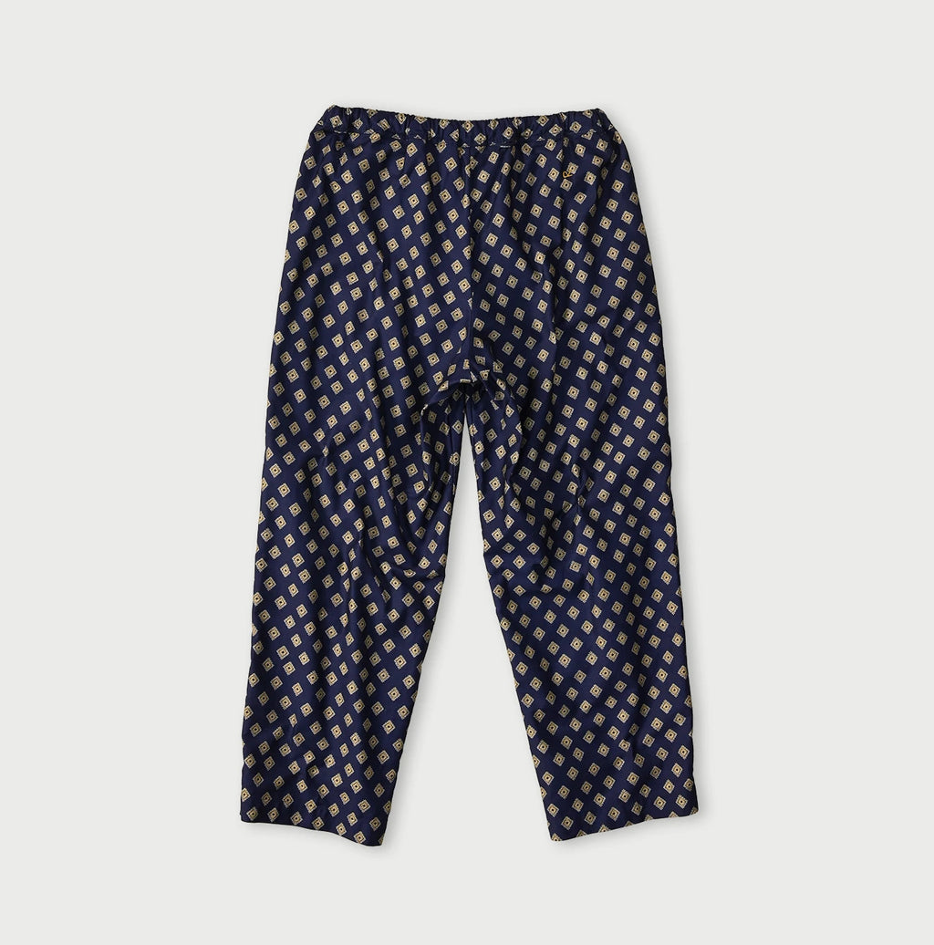 Square Komon Print Easy Pants