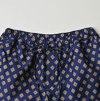 Square Komon Print Easy Pants