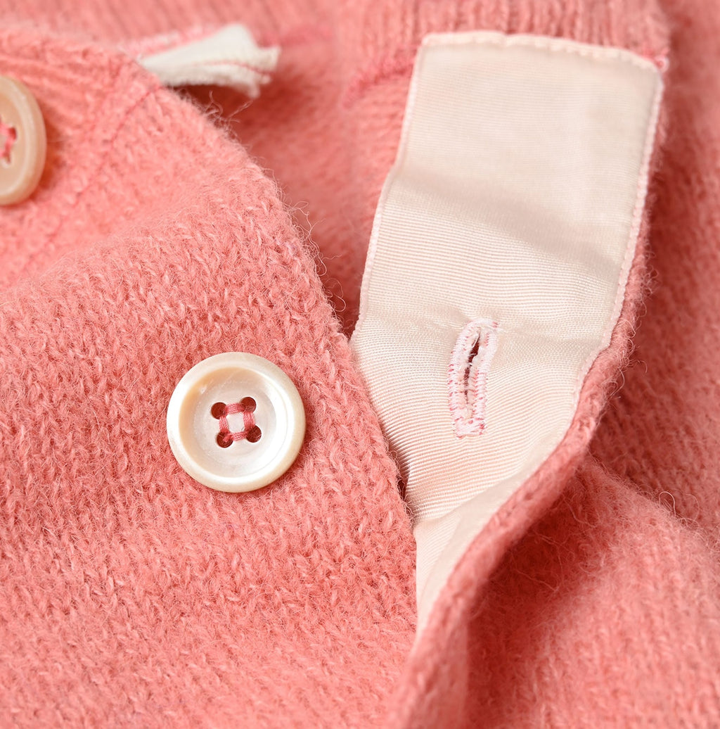 Shetland Wool Boiled Cardigan Detail