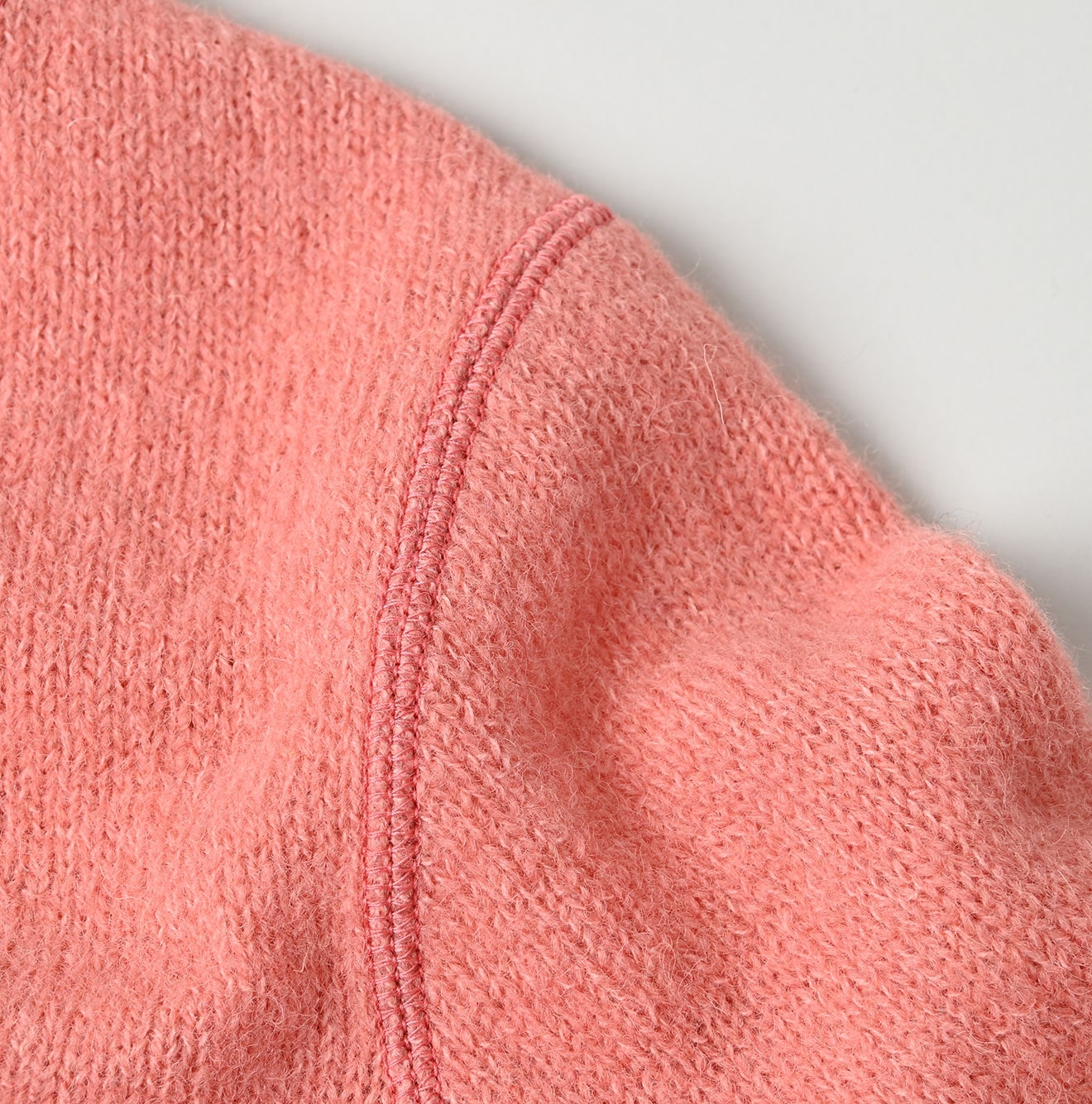 Shetland Wool Boiled Cardigan Detail