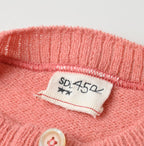Shetland Wool Boiled Cardigan Detail