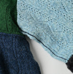Shetland Knitting Pattern Patchwork Tunic Detail