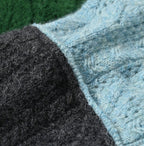 Shetland Knitting Pattern Patchwork Tunic Detail
