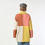 Shetland Knitting Pattern Patchwork Tunic Famele Model