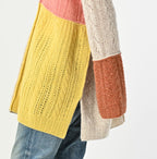 Shetland Knitting Pattern Patchwork Tunic Detail
