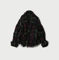 Indian Merino Boiled Wool Square Bolero