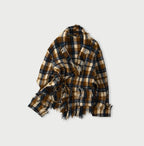 Indian Merino Boiled Wool Square Bolero