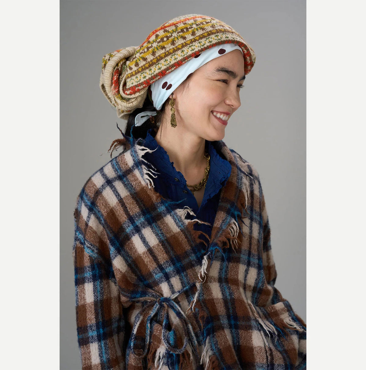 Indian Merino Boiled Wool Square Bolero