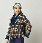 Indian Merino Boiled Wool Square Bolero
