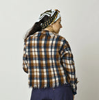 Indian Merino Boiled Wool Square Bolero