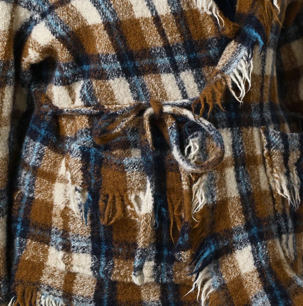 Indian Merino Boiled Wool Square Bolero