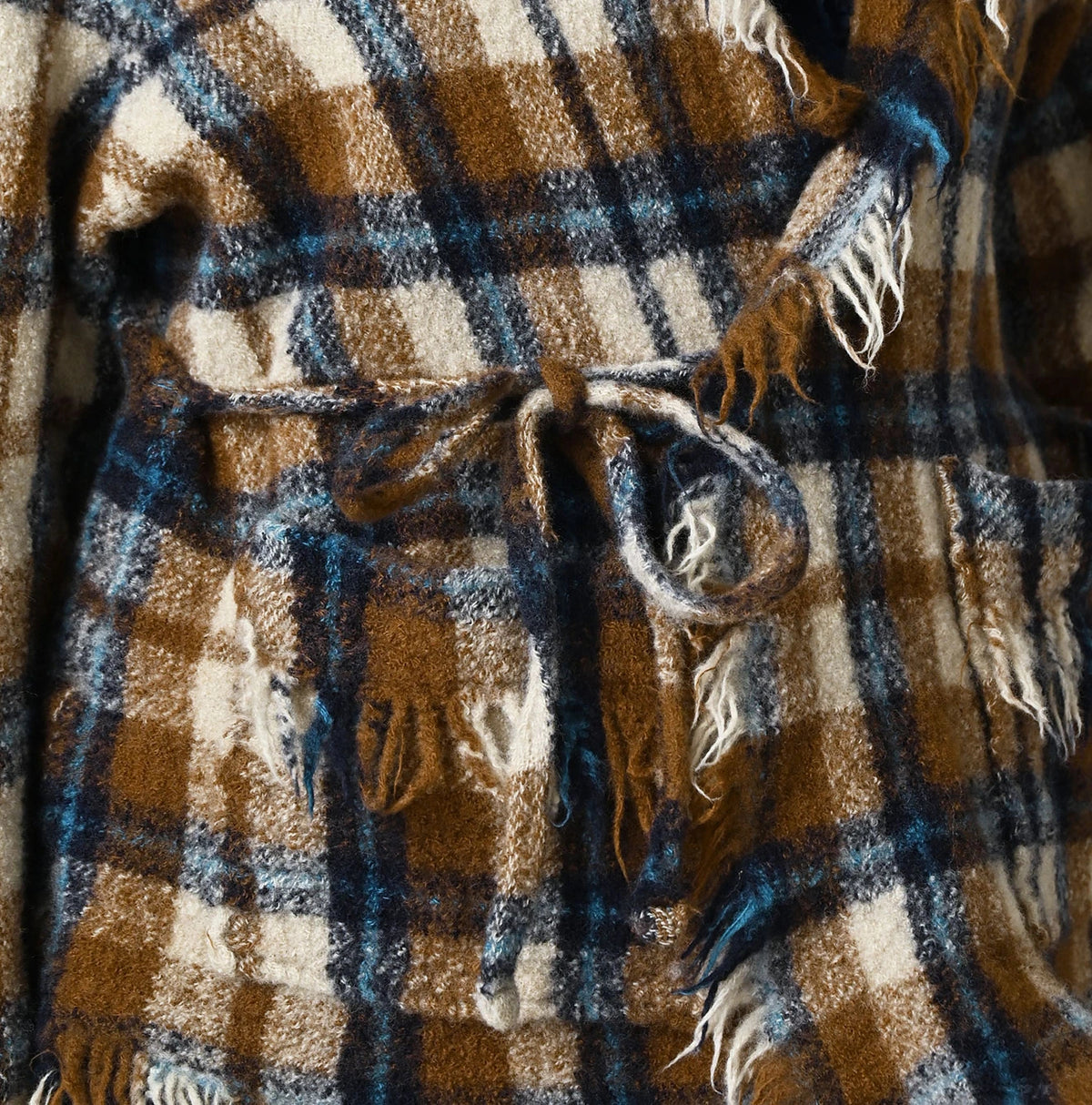 Indian Merino Boiled Wool Square Bolero