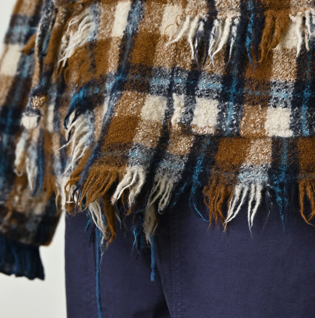 Indian Merino Boiled Wool Square Bolero