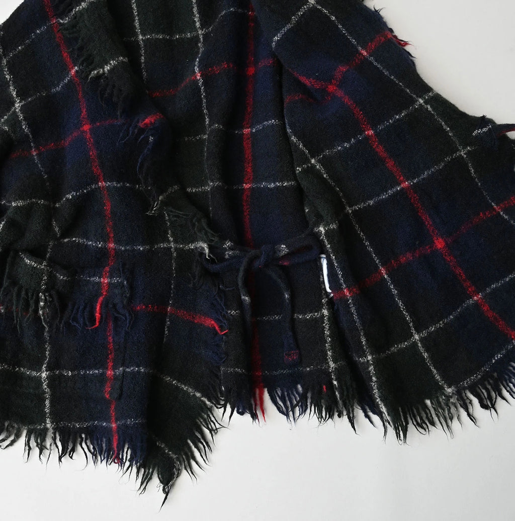 Indian Merino Boiled Wool Square Bolero