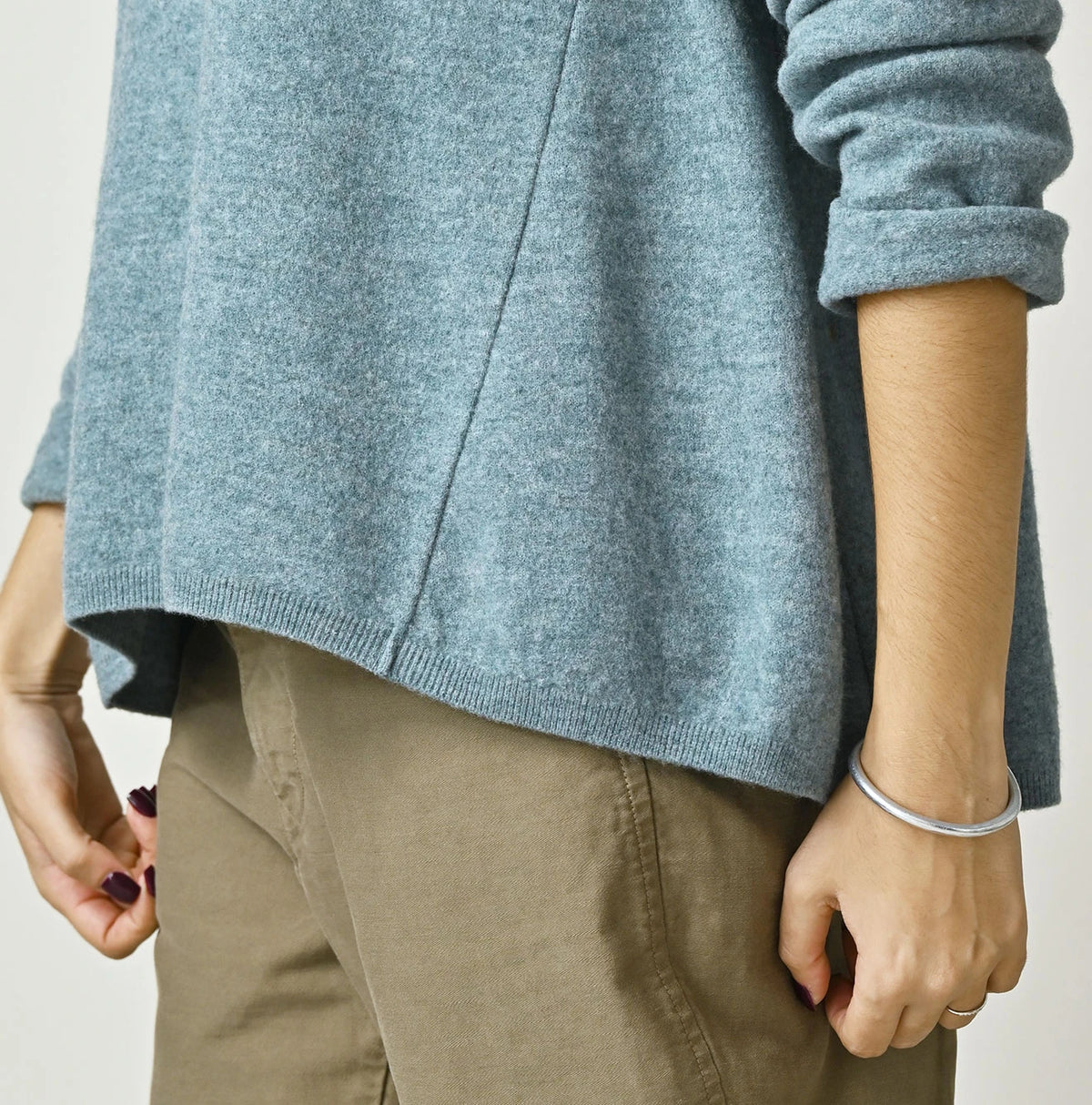 Float Boiled Wool Flare Sweater