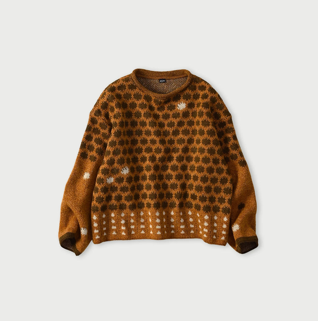 Shetland SAIJIKI Chestnuts Komon Sweater